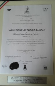 Motivazione del 12° Premio Renato Benedetto Fabrizi conferito al Centro Studi Joyce Lussu